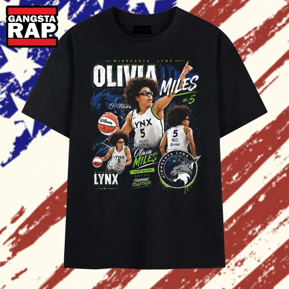 Olivia Miles #5 Minnesota Lynx Point Guard WNBA Graphic 2026 T Shirt , Vintage Trending Shirt Olivia Miles #5 Minnesota Lynx Point Guard WNBA Graphic 2026 T Shirt , Vintage Trending Shirt
