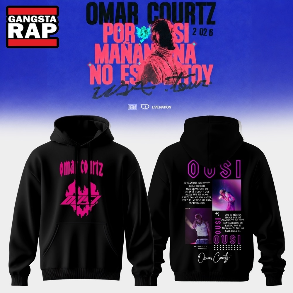 Omar Courtz Por Si Manana No Estoy Tour Limited Edition Signature Hoodie, Trending 3D Music Shirt Omar Courtz Por Si Manana No Estoy Tour Limited Edition Signature Hoodie, Trending 3D Music Shirt