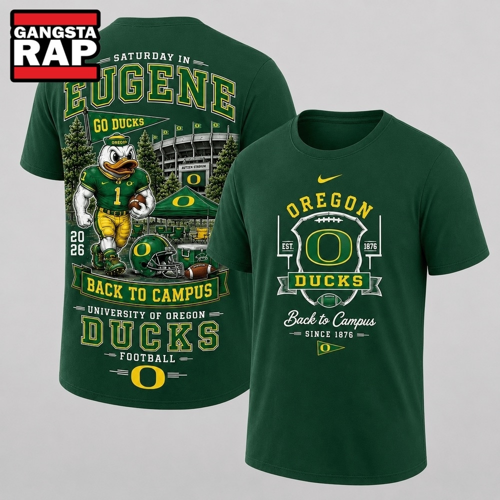Oregon Ducks 2026 NCAA Back To Campus 3D Shirt , NCAA 3D Shirt Oregon Ducks 2026 Ncaa Back TO Campus 3D Shirt