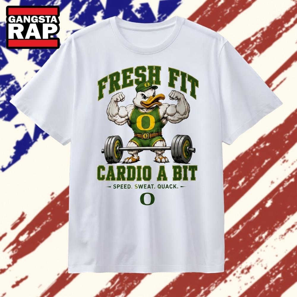 Oregon Ducks fresh fit cardio a bit speed sweat quack T Shirt , Vintage Trending Shirt Oregon Ducks Fresh Fit Cardio A Bit Speed Sweat Quack T Shirt