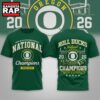 Oregon Ducks NCAA Road to Glory 2026 Football Champions 3D Shirt , NCAA 3D Shirt Oregon Ducks Ncaa Road TO Glory 2026 Football Champions 3D Shirt