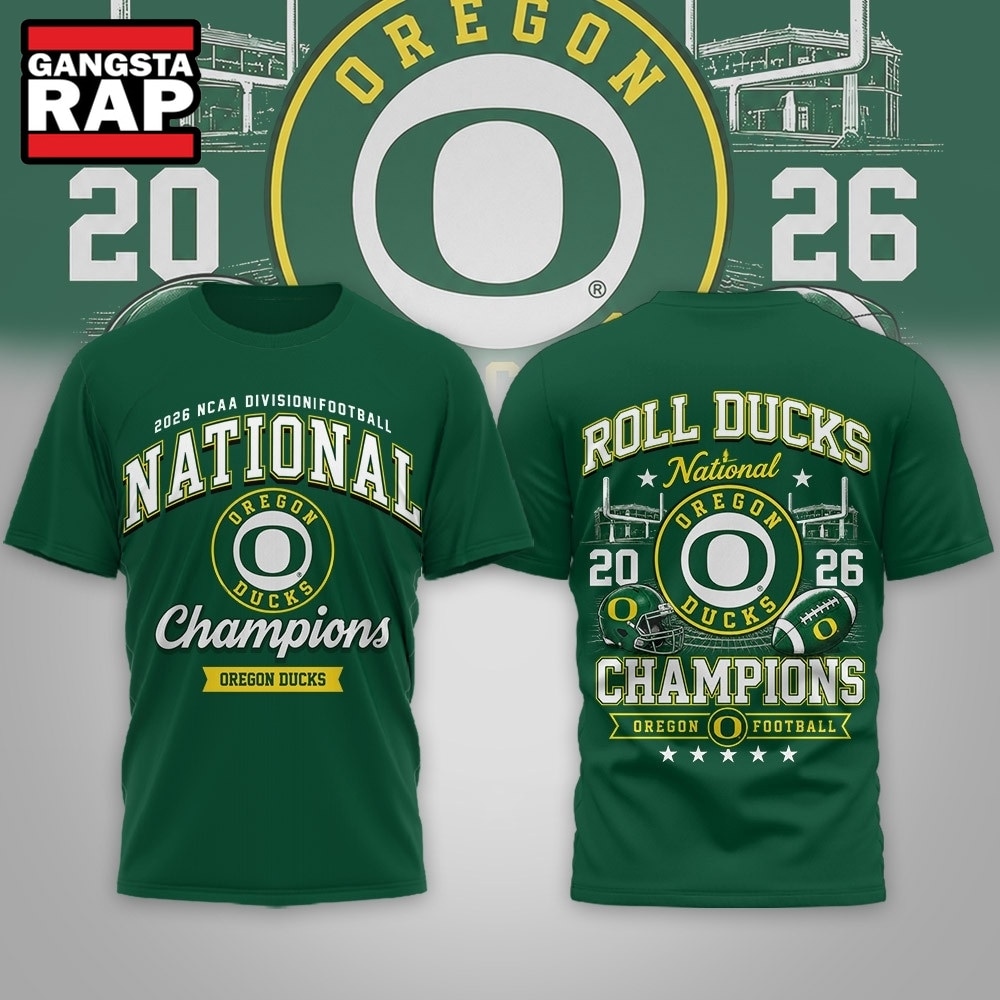 Oregon Ducks NCAA Road to Glory 2026 Football Champions 3D Shirt , NCAA 3D Shirt Oregon Ducks Ncaa Road TO Glory 2026 Football Champions 3D Shirt