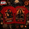 Ozzy Osbourne Witch Hat Moonlit Jack O Lantern Halloween 3D Shirt , Music Trending 3D Shirt Ozzy Osbourne Witch Hat Moonlit Jack O Lantern Halloween 3D Shirt