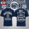 Penn State Nittany Lions NCAA Road to Glory 2026 Football Champions 3D Shirt , NCAA 3D Shirt Penn State Nittany Lions Ncaa Road TO Glory 2026 Football Champions 3D Shirt