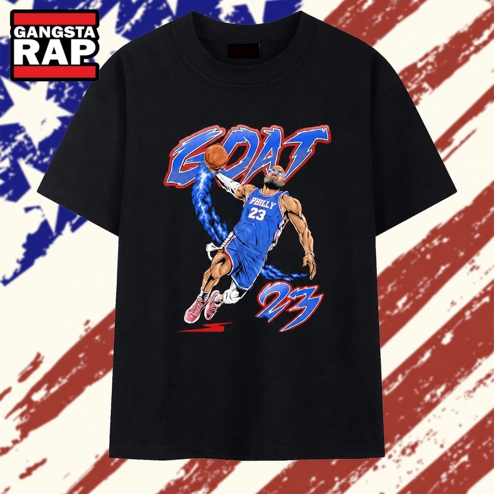 Philadelphia 76ers 23 goat Planet Euphoria basketball T Shirt , Vintage Trending Shirt Philadelphia 76ers 23 Goat Planet Euphoria Basketball T Shirt