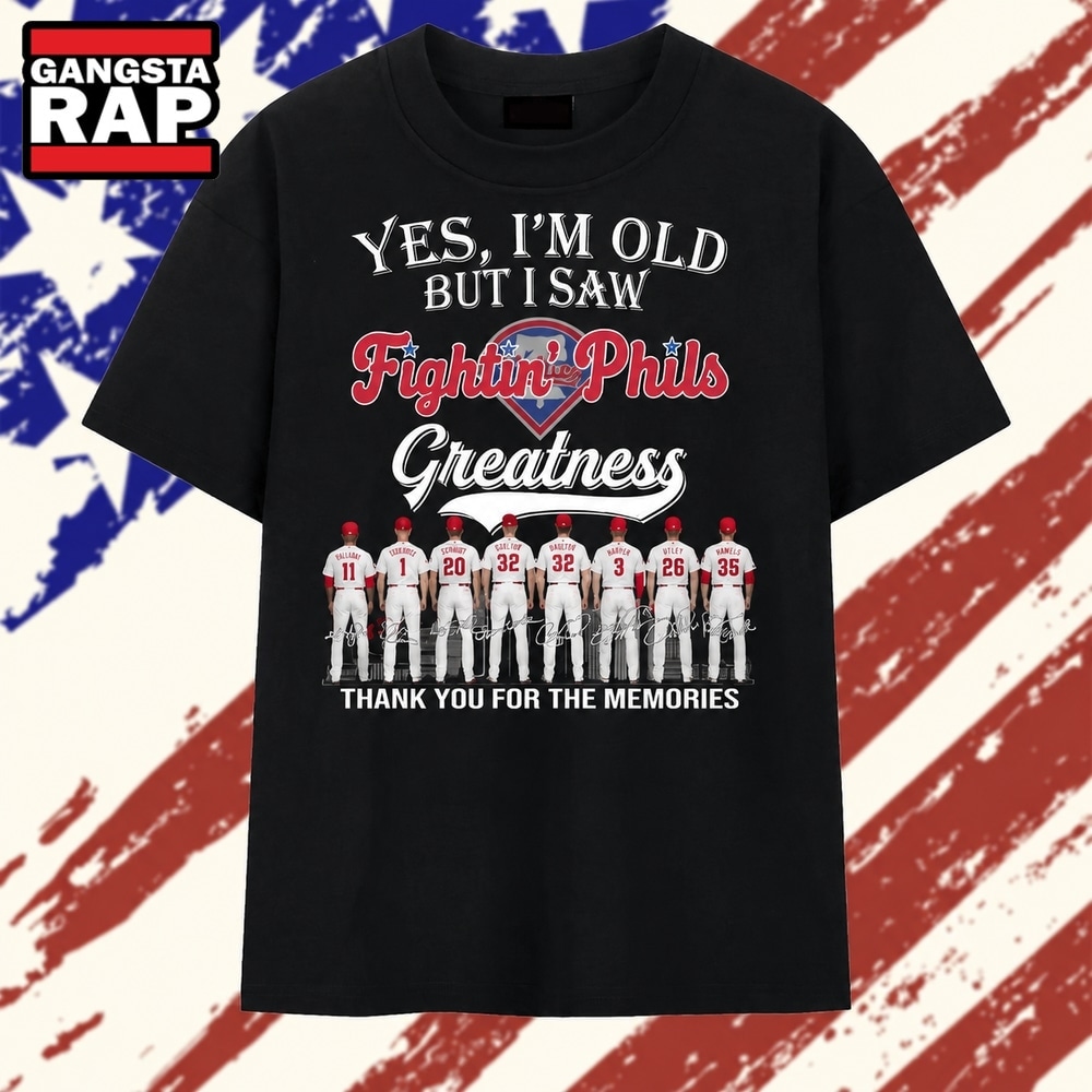 Philadelphia Phillies Legends Thank You For The Memories Graphic T Shirt , Trending 2D Shirt Philadelphia Phillies Legends Thank You For The Memories Graphic T Shirt