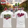 Philadelphia Phillies MLB at Field of Dreams 2026 White T Shirt , Music Trend Shirt Philadelphia Phillies Mlb AT Field OF Dreams 2026 White T Shirt
