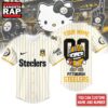 Pittsburgh Steelers NFL Kitty Game Day Custom Baseball Jersey Shirt , NFL Baseball Jersey Pittsburgh Steelers Nfl Kitty Game Day Custom Baseball Jersey Shirt