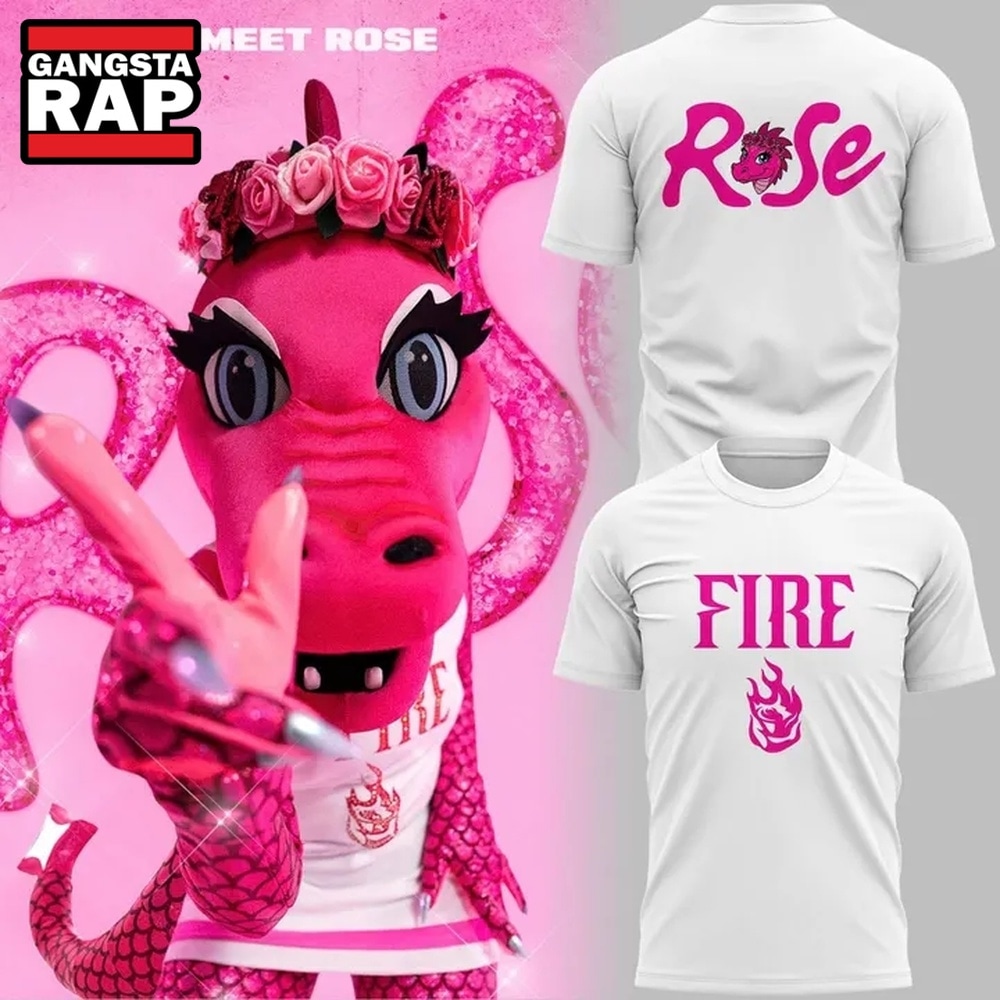 Portland Fire Rose Dragon Mascot 2026 T Shirt, Trending Design Shirt Portland Fire Rose Dragon Mascot 2026 T Shirt, Trending Design Shirt