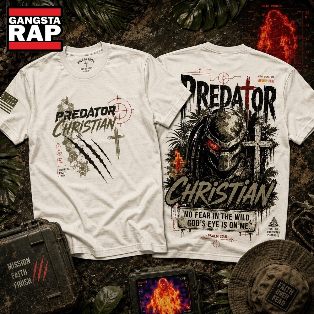 Predator Faith Hunter Christian 3D Shirt, Trending 3D Music Shirt Predator Faith Hunter Christian 3D Shirt, Trending 3D Music Shirt