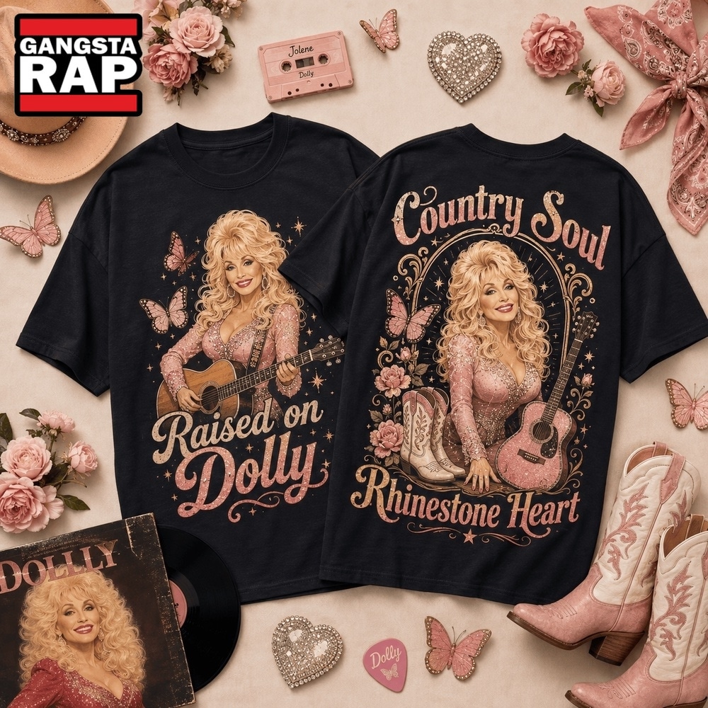 Raised on Dolly Parton Country Soul Rhinestone Heart T Shirt, Trending 3D Music Shirt Raised on Dolly Parton Country Soul Rhinestone Heart T Shirt, Trending 3D Music Shirt
