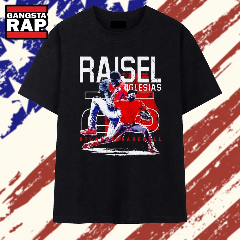 Raisel Iglesias Atlanta Braves baseball distressed T Shirt , Vintage Trending Shirt Raisel Iglesias Atlanta Braves Baseball Distressed T Shirt