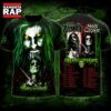 Rob Zombie and Alice Cooper Freaks on Parade 2023 Tour 3D Shirt, Trending 3D Music Shirt Rob Zombie And Alice Cooper Freaks ON Parade 2023 Tour 3D Shirt