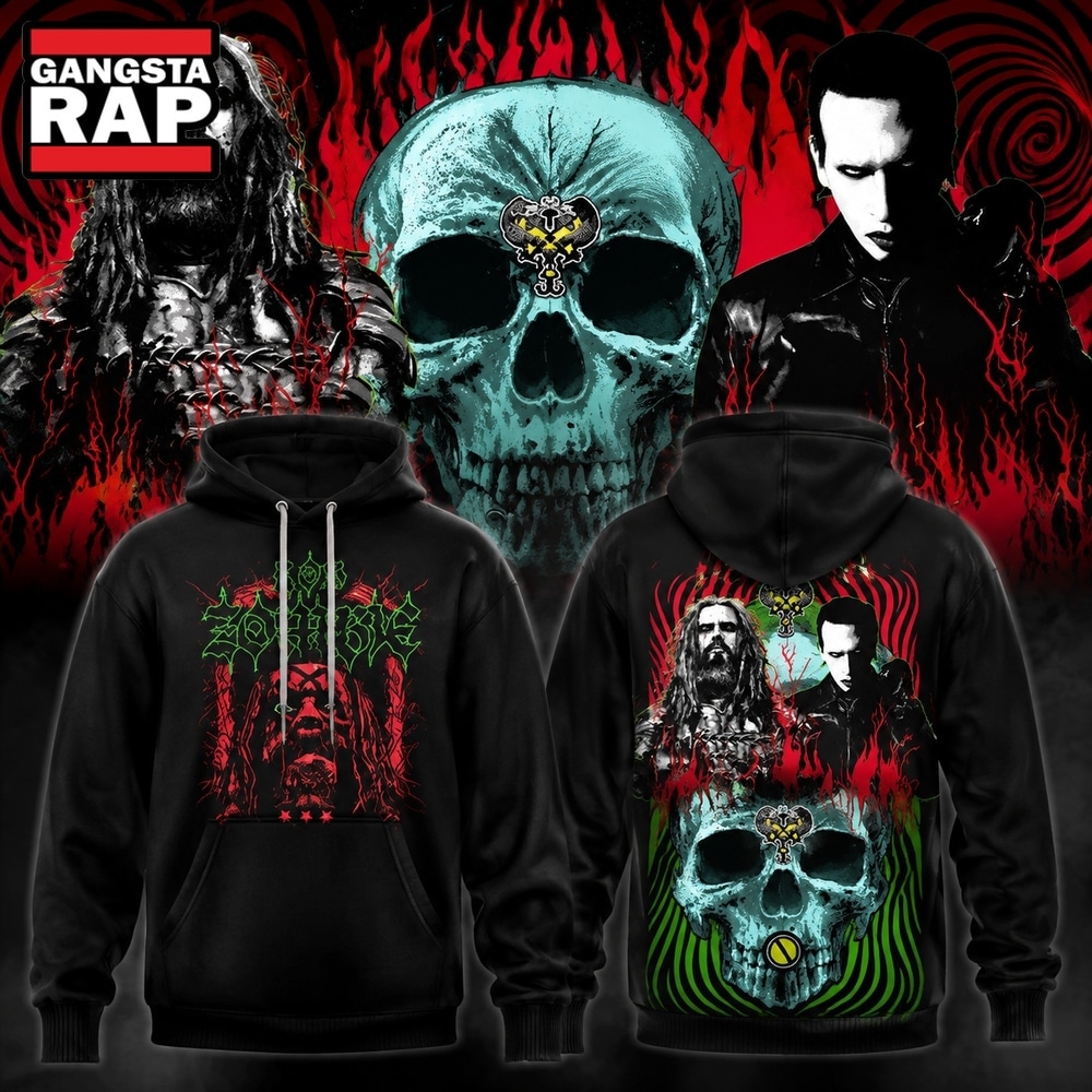 Rob Zombie Marilyn Manson Freaks On Parade Tour 2026 Hoodie, Trending 3D Music Shirt Rob Zombie Marilyn Manson Freaks On Parade Tour 2026 Hoodie, Trending 3D Music Shirt