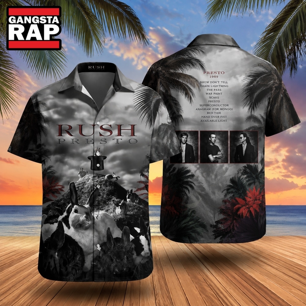 Rock Band Rush Presto Hawaiian Shirt , Music Hawaiian Shirt Rock Band Rush Presto Hawaiian Shirt , Music Hawaiian Shirt