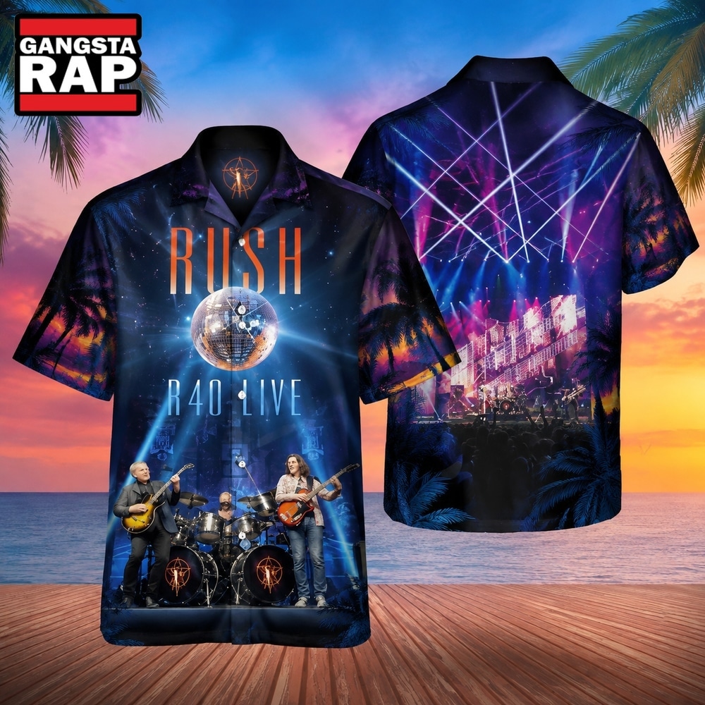 Rock Band Rush R40 Live Hawaiian Shirt , Music Hawaiian Shirt Rock Band Rush R40 Live Hawaiian Shirt , Music Hawaiian Shirt