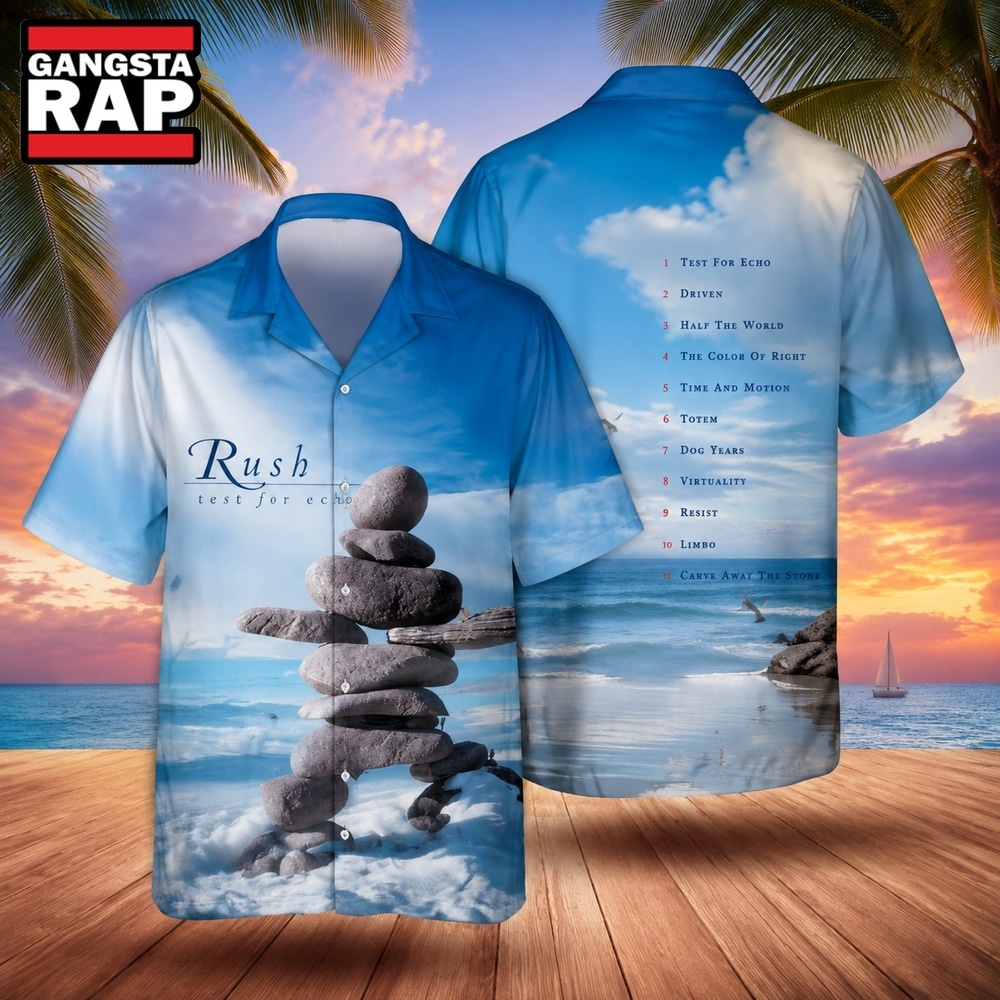 Rock Band Rush Test For Echo Summer Aloha Hawaiian Shirt, Music Hawaiian Shirt Rock Band Rush Test For Echo Summer Aloha Hawaiian Shirt