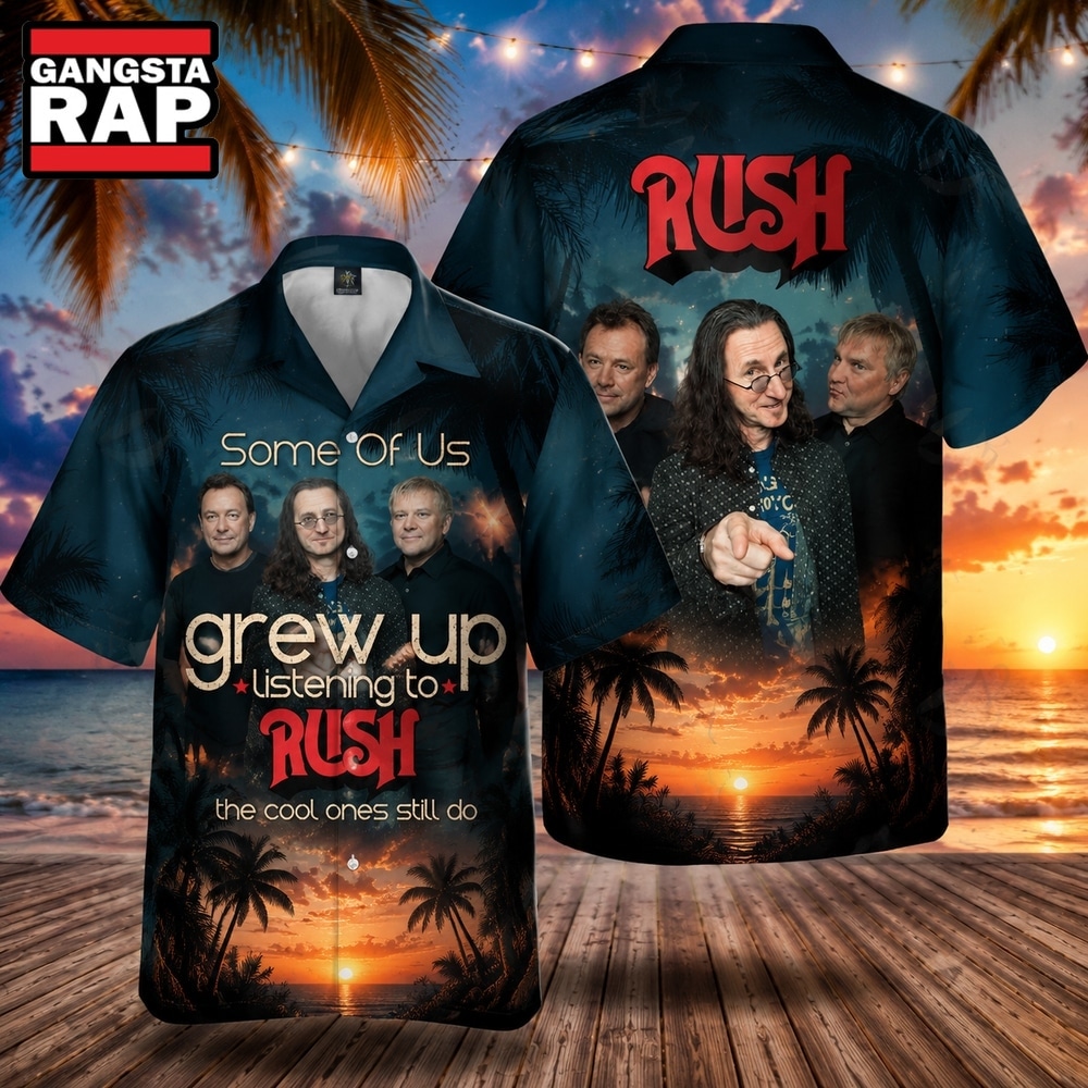 Rock Band Rush The Cool Ones Summer Aloha Hawaiian Shirt, Music Hawaiian Shirt Rock Band Rush The Cool Ones Summer Aloha Hawaiian Shirt