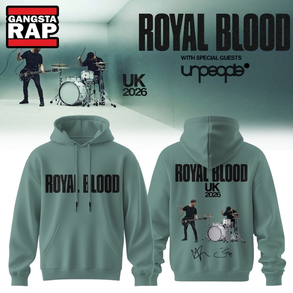 Royal Blood UK Tour 2026 Limited Edition Signature Hoodie, Trending 3D Music Shirt Royal Blood UK Tour 2026 Limited Edition Signature Hoodie, Trending 3D Music Shirt