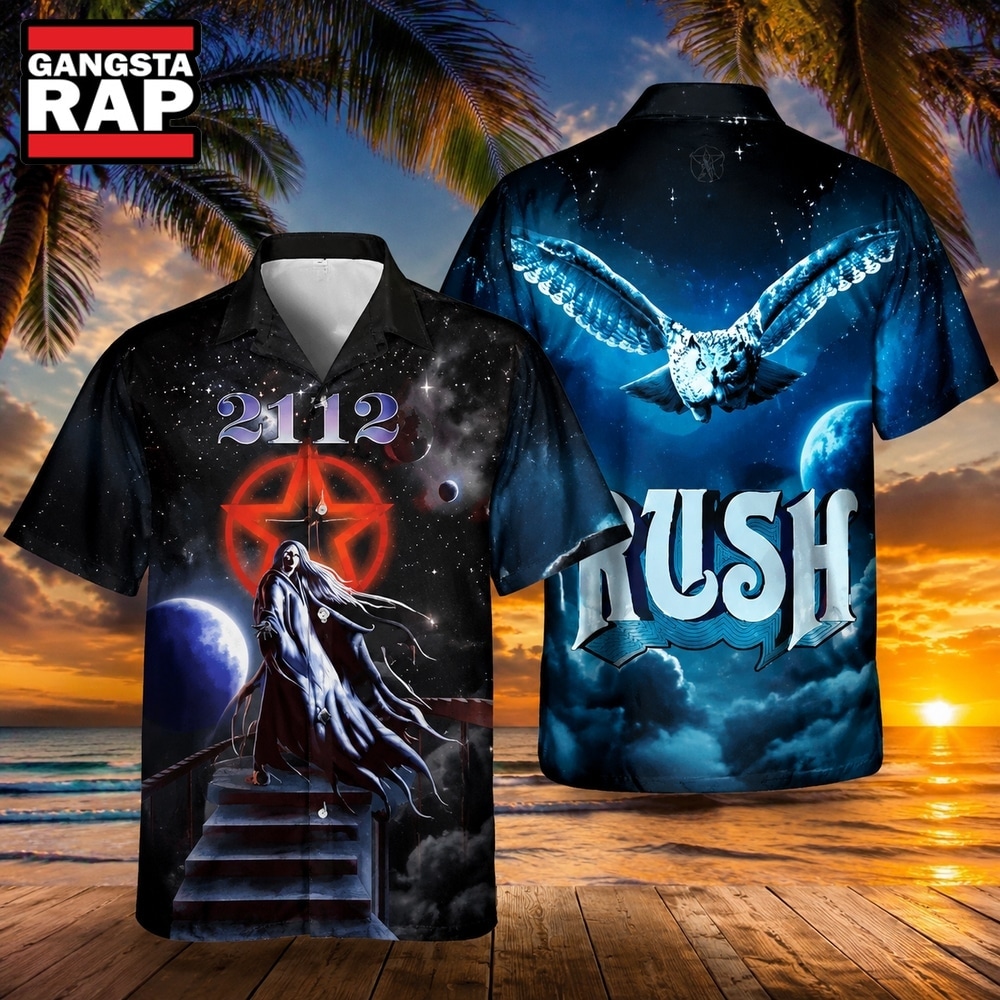 Rush 2112 Starman Summer Aloha Hawaiian Shirt, Music Hawaiian Shirt Rush 2112 Starman Summer Aloha Hawaiian Shirt