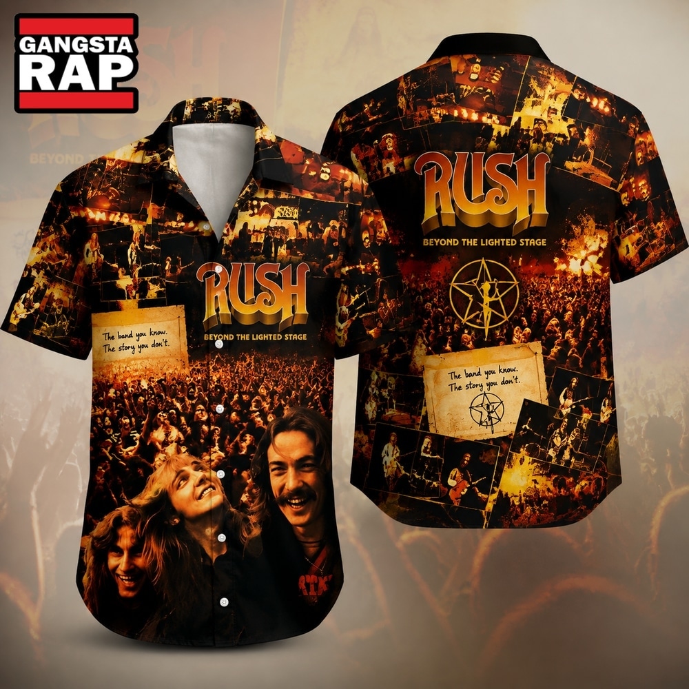 Rush Beyond the Lighted Stage Hawaiian Shirt , Music Hawaiian Shirt Rush Beyond the Lighted Stage Hawaiian Shirt , Music Hawaiian Shirt