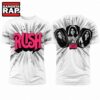 Rush Debut Album Cover Unisex Polyester Gift For Fan 3D T Shirt , Music Trend Shirt Rush Debut Album Cover Unisex Polyester Gift For Fan 3D T Shirt