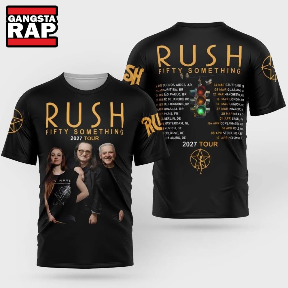 Rush Merch Fifty Something Tour 2027 Shirt , Music Trend Shirt Rush Merch Fifty Something Tour 2027 Shirt , Music Trend Shirt