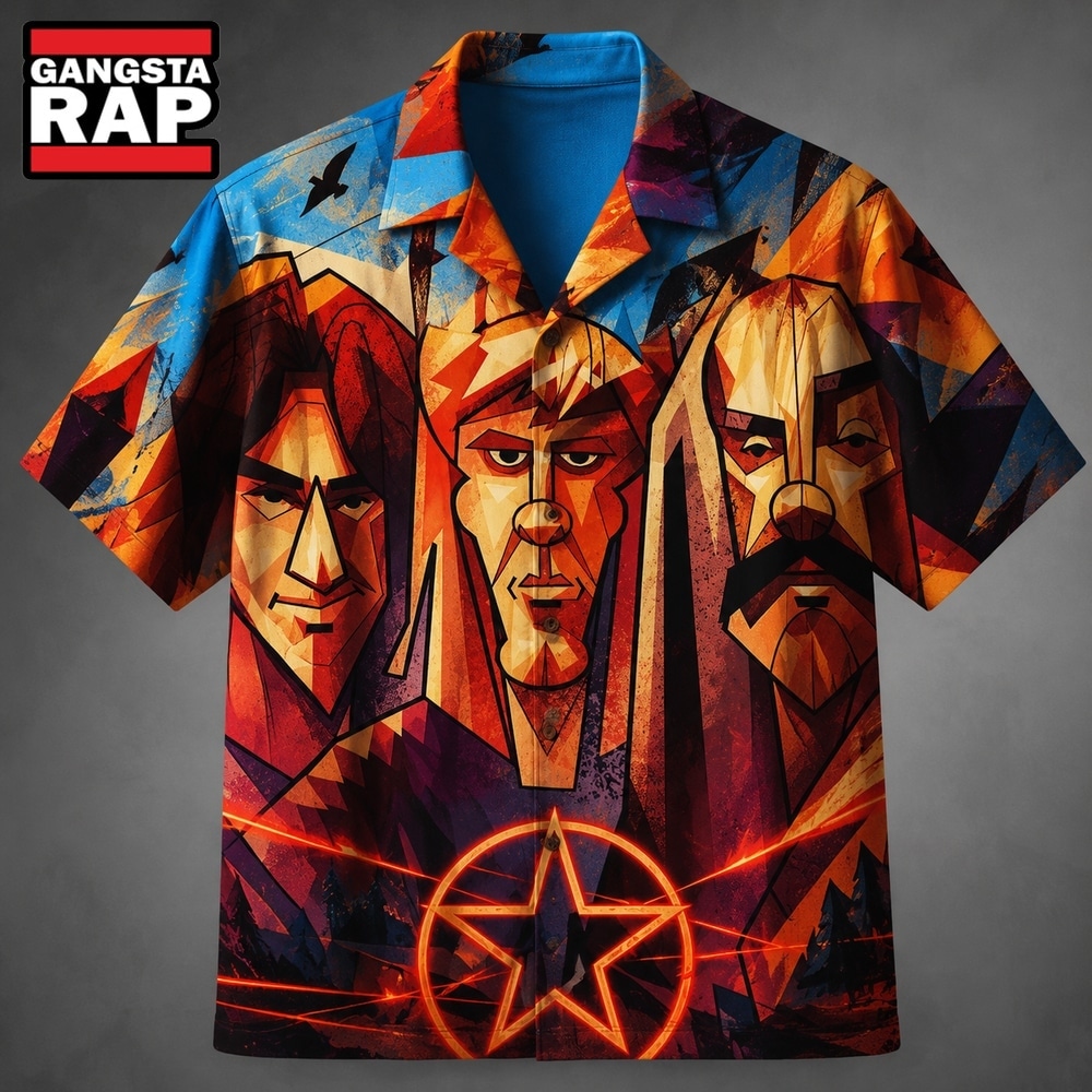 Rush Progressive Portraits Hawaiian Shirt , Music Hawaiian Shirt Rush Progressive Portraits Hawaiian Shirt , Music Hawaiian Shirt