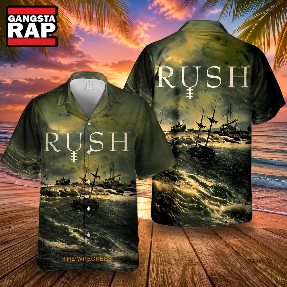 Rush The Wreckers Album Hawaiian Shirt, Music Hawaiian Shirt Rush The Wreckers Album Hawaiian Shirt
