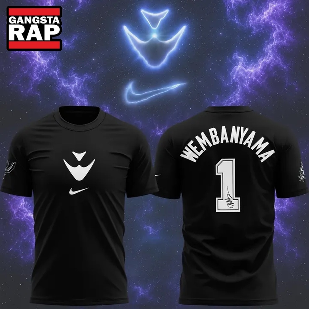San Antonio Spurs Wemby New Logo 2026 Signature T Shirt