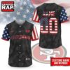 San Francisco 49ers NFL American Pride Custom Baseball Jersey Shirt , NFL Baseball Jersey 2 San Francisco 49ers NFL American Pride Custom Baseball Jersey Shirt , NFL Baseball Jersey San Francisco 49ers Nfl American Pride Custom Baseball Jersey Shirt