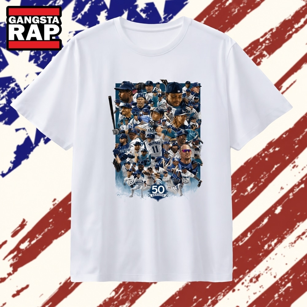 Seattle Mariners 50 Seasons Collage MLB T Shirt , Trending 2D Shirt Seattle Mariners 50 Seasons Collage MLB T Shirt , Trending 2D Shirt