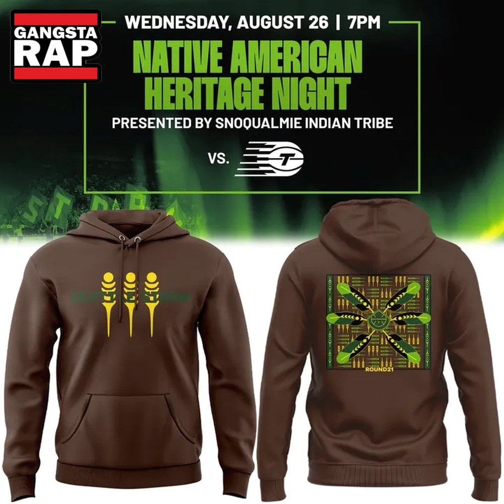 Seattle Storm Native American Heritage Night 2026 Hoodie, Trending Design Shirt Seattle Storm Native American Heritage Night 2026 Hoodie, Trending Design Shirt