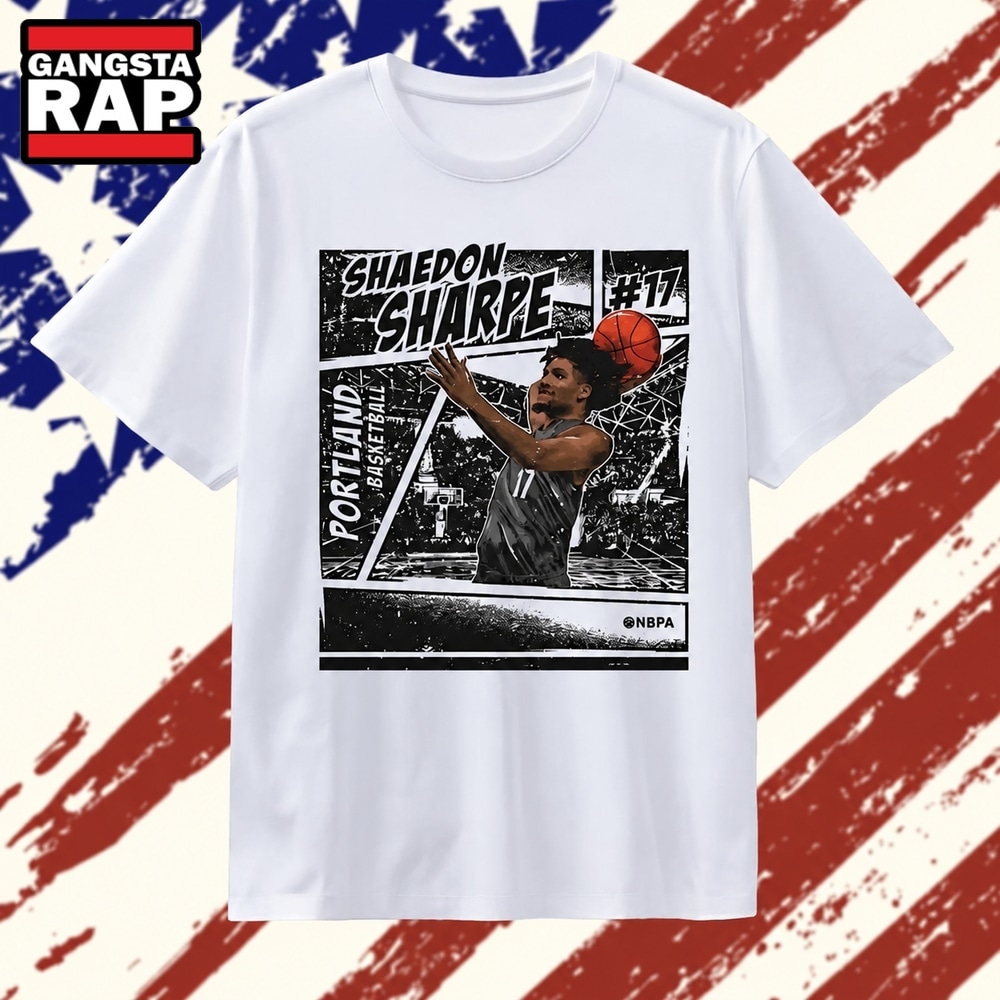 Shaedon Sharpe Portland Trail Blazers basketball no 17 NBA T Shirt, Trending 2D Shirt Shaedon Sharpe Portland Trail Blazers Basketball NO 17 Nba T Shirt