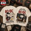 Snoopy x ACDC School of Rock Teacher 3D Shirt , Music Trending 3D Shirt Snoopy X Acdc School OF Rock Teacher 3D Shirt