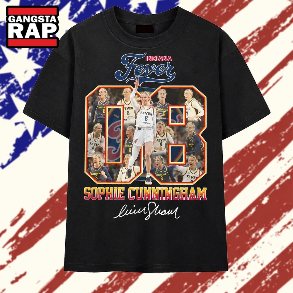 Sophie Cunningham #8 Indiana Fever Signature Number Collage T Shirt , Trending 2D Shirt Sophie Cunningham #8 Indiana Fever Signature Number Collage T Shirt , Trending 2D Shirt