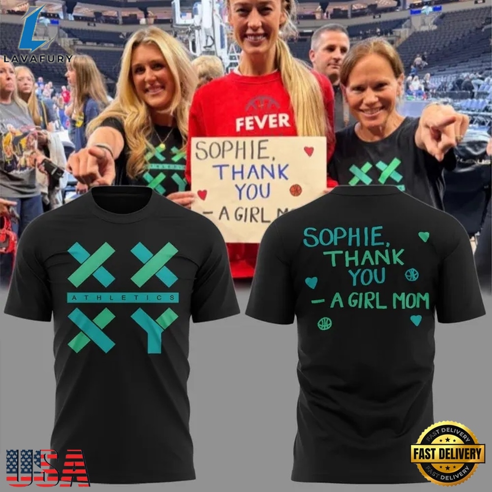 Sophie Cunningham Indiana Fever Thank You Sophie For Speaking Up For Girls Limited Edition 3D Shirt