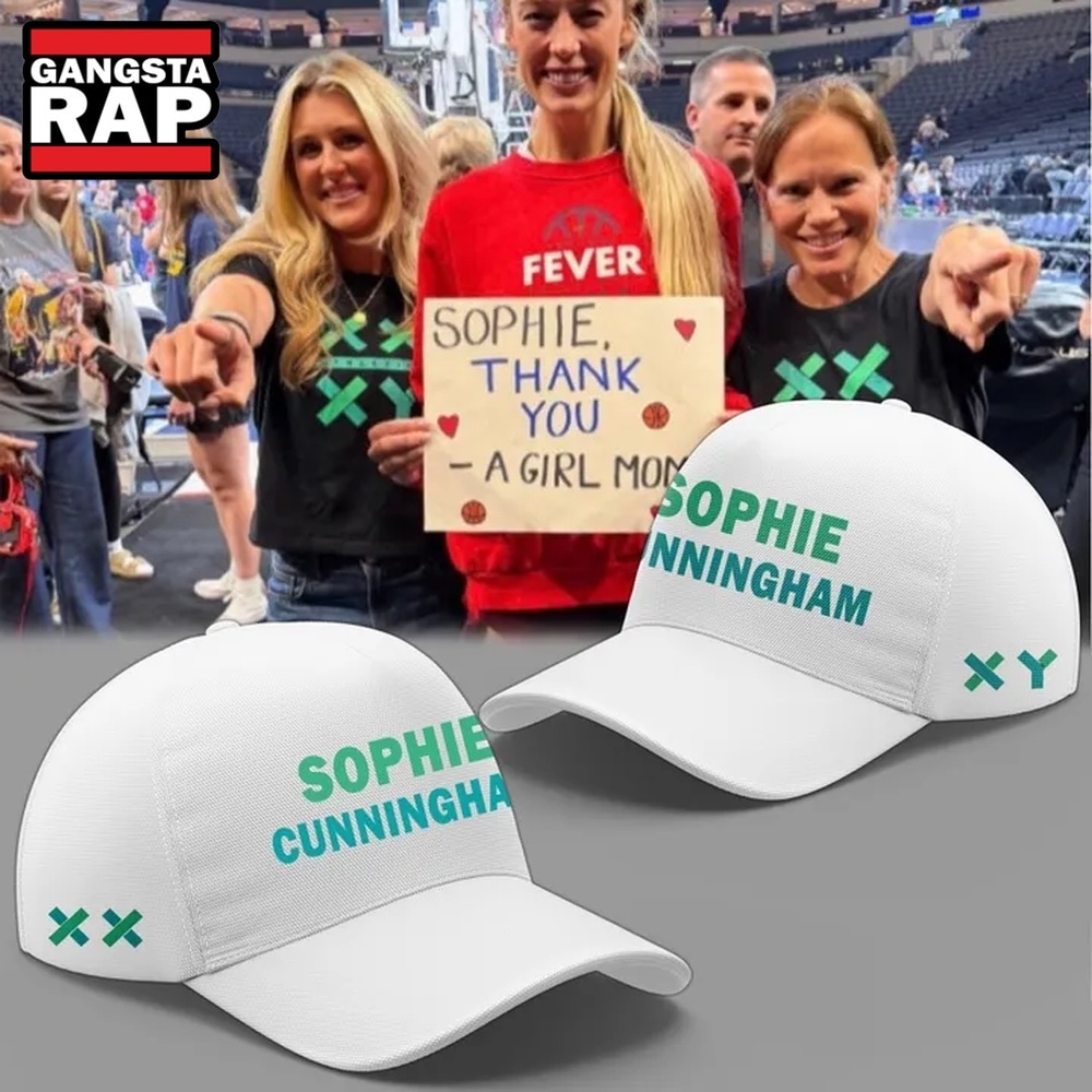 Sophie Cunningham Indiana Fever Thank You Sophie For Speaking Up For Girls White Cap , Trending Baseball Cap Sophie Cunningham Indiana Fever Thank You Sophie For Speaking UP For Girls White Cap