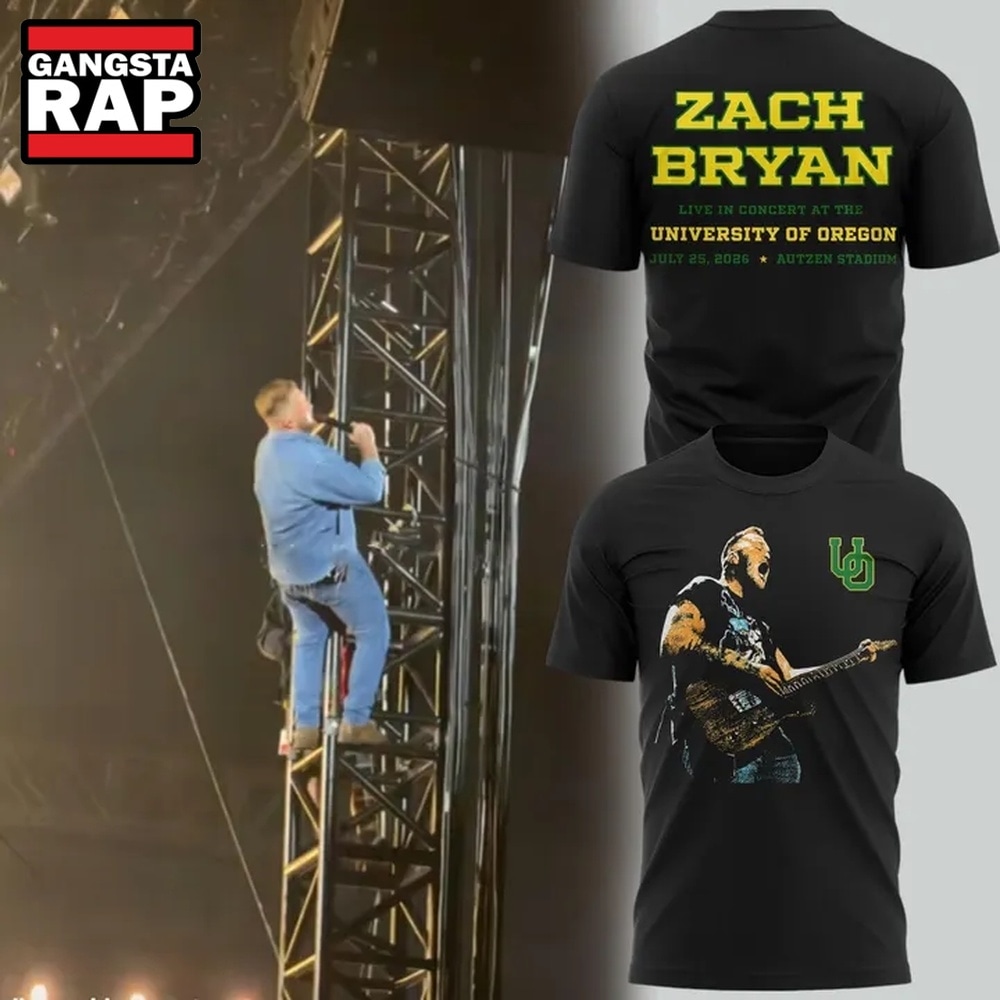 Special 2026 Zach Bryan x Oregon Ducks T Shirt