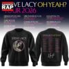 Steve Lacy Oh Yeah Tour 2026 Graphic Signature Schedule Sweatshirt, Trending 3D Music Shirt Steve Lacy OH Yeah Tour 2026 Graphic Signature Schedule Sweatshirt