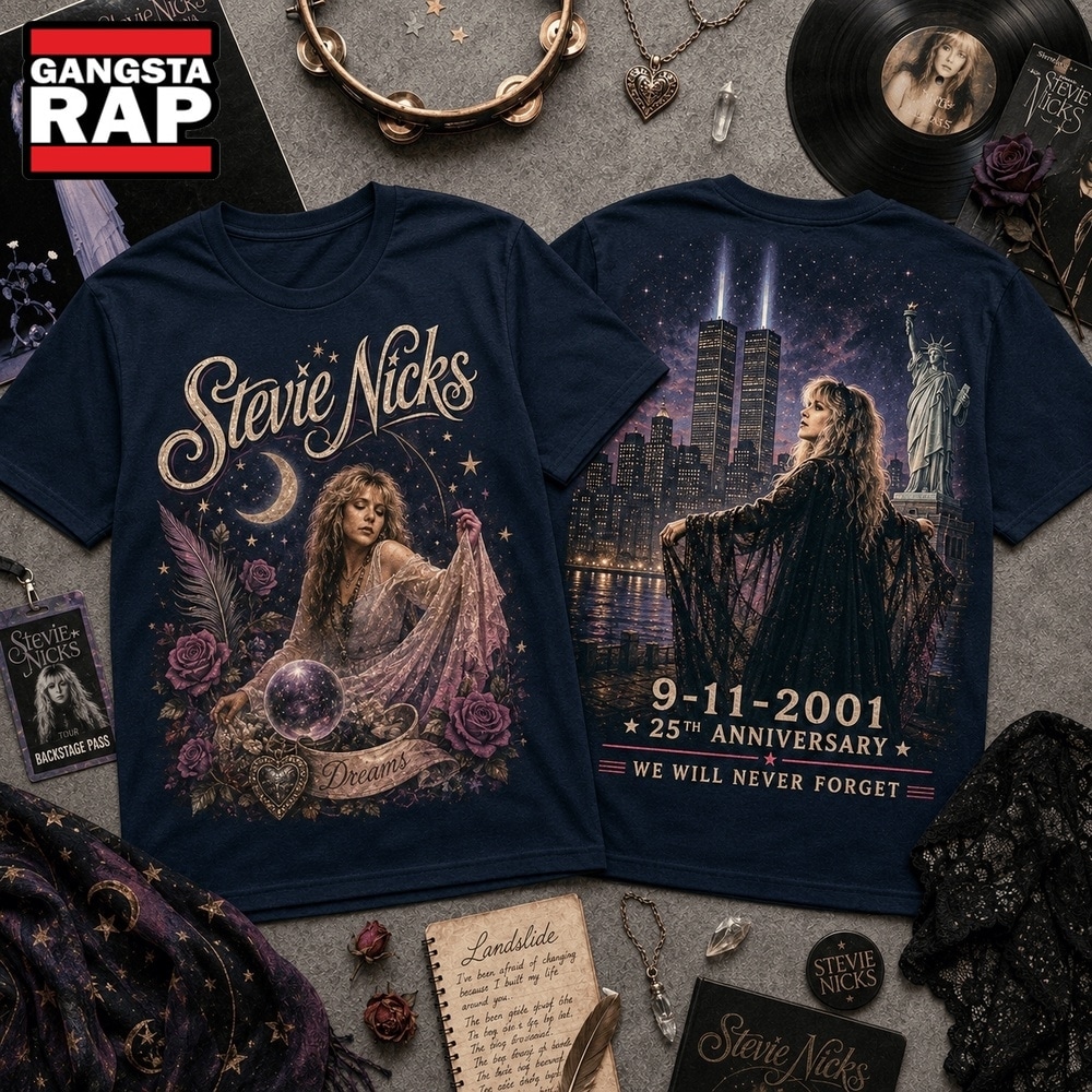 Stevie Nicks 911 Memorial 25th Anniversary 3D Shirt , Trending 3D Music Shirt Stevie Nicks 911 Memorial 25th Anniversary 3D Shirt , Trending 3D Music Shirt
