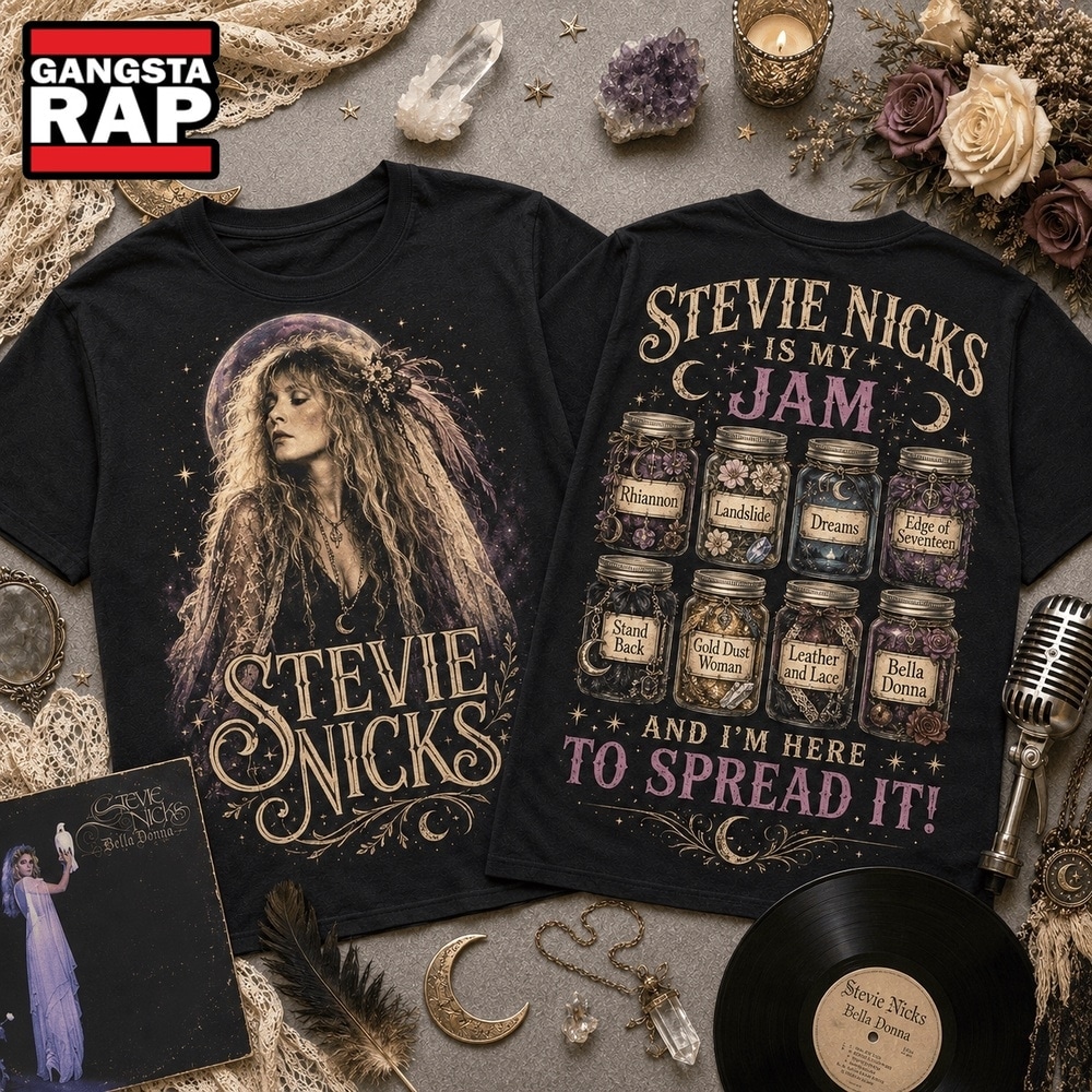 Stevie Nicks Is My Jam Mystical Moonlight T Shirt, Trending 3D Music Shirt Stevie Nicks Is My Jam Mystical Moonlight T Shirt, Trending 3D Music Shirt
