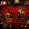 Stevie Nicks Witch Hat Orange Moon Spooky Season 3D Shirt , Music Trending 3D Shirt Stevie Nicks Witch Hat Orange Moon Spooky Season 3D Shirt