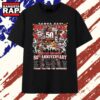 Tampa Bay Buccaneers 50th Anniversary 1976 2026 Thank You For The Memories T Shirt , Trending 2D Shirt Tampa Bay Buccaneers 50th Anniversary 1976 2026 Thank You For The Memories T Shirt