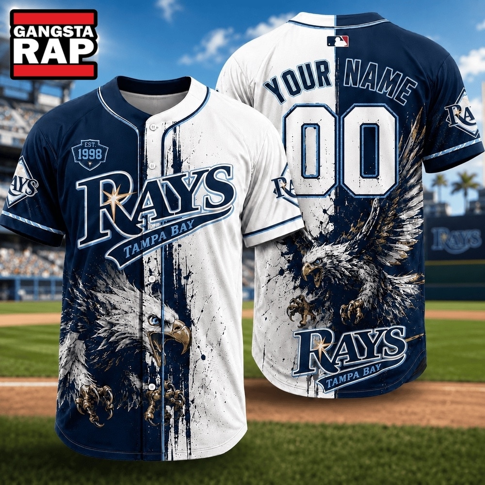 Tampa Bay Rays 2026 MLB Eagle America Personalized Baseball Jersey , MLB Baseball Jersey Tampa Bay Rays 2026 Mlb Eagle America Personalized Baseball Jersey