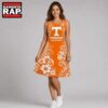 Tennessee Volunteers NCAA Sporty Floral Elegance Women’s Sleeveless Dress, NCAA Women Dress Shirt Tennessee Volunteers Ncaa Sporty Floral Elegance Women S Sleeveless Dress
