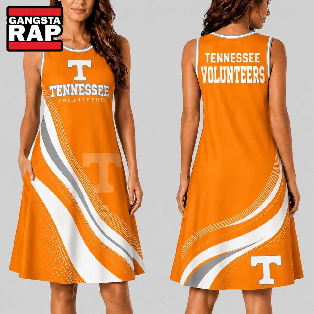 Tennessee Volunteers NCAA Team Pride Women's Sleeveless Dress, NCAA Women Dress Shirt Tennessee Volunteers Ncaa Team Pride Women S Sleeveless Dress