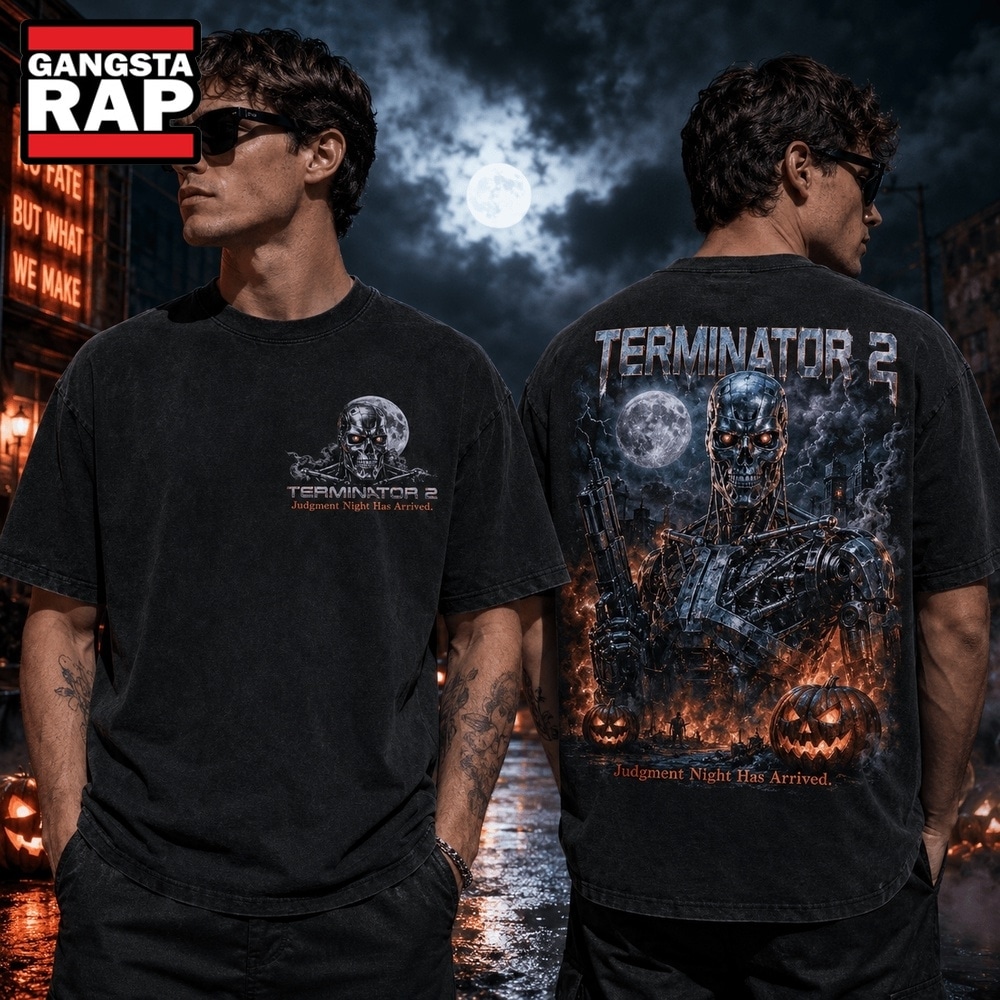 Terminator 2 Halloween Judgment Night Has Arrived 2026 3D Shirt