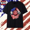 Texas A and M University American flag ripped chest T Shirt , Trending 2D Shirt Texas A And M University American Flag Ripped Chest T Shirt