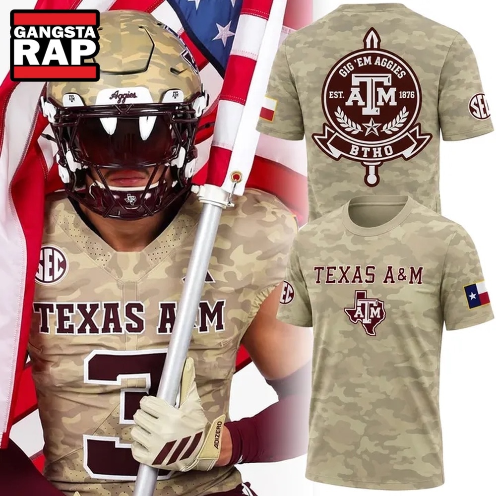 Texas A&M Aggies 2026 Honor & Support Camo Limited Edition 3D Shirt , Trending Design Shirt Texas A&M Aggies 2026 Honor & Support Camo Limited Edition 3D Shirt , Trending Design Shirt